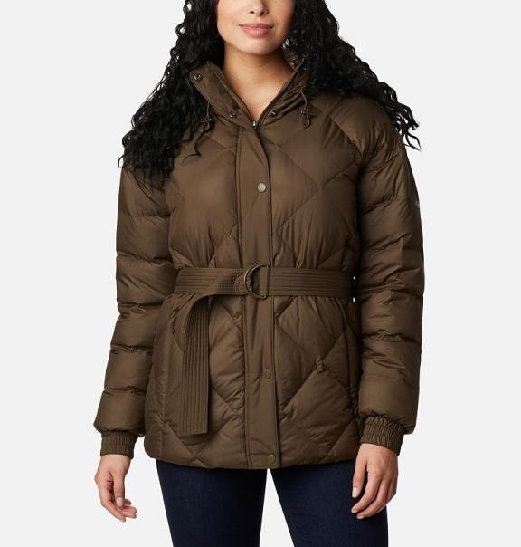 Columbia Icy Heights Insulated Jacket Olive Green For Women's NZ96413 New Zealand